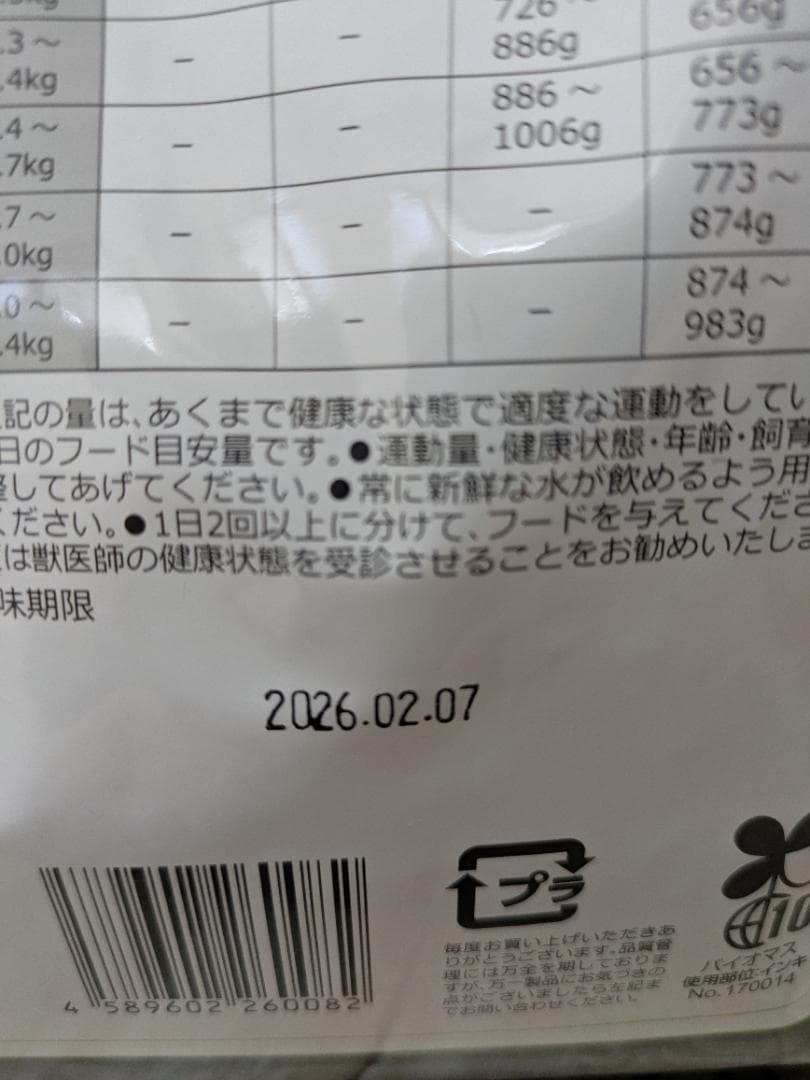 BLISMIX 　ラムレシピ　ドッグフード 3kg×2袋