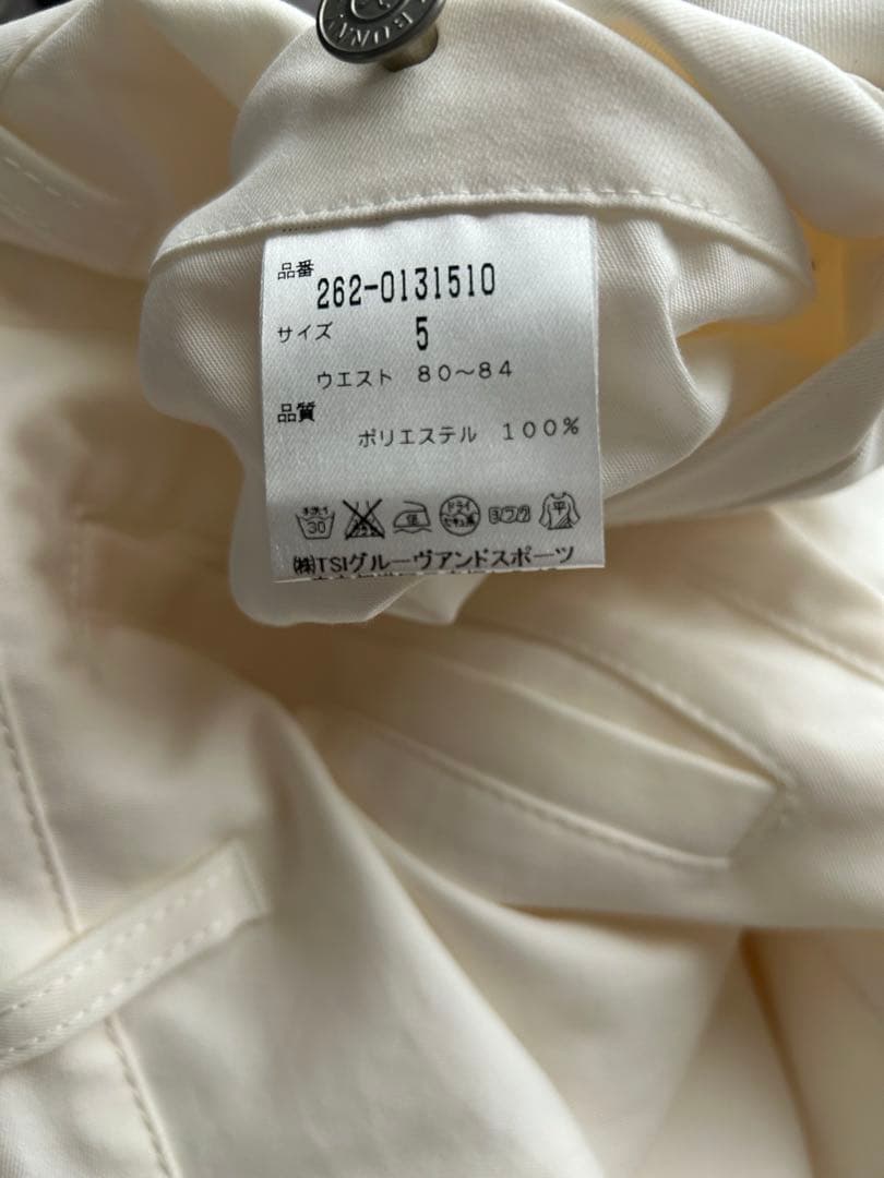 新品　Jack Bany by パーリーゲイツ　サイズ5 （L）白パンツ