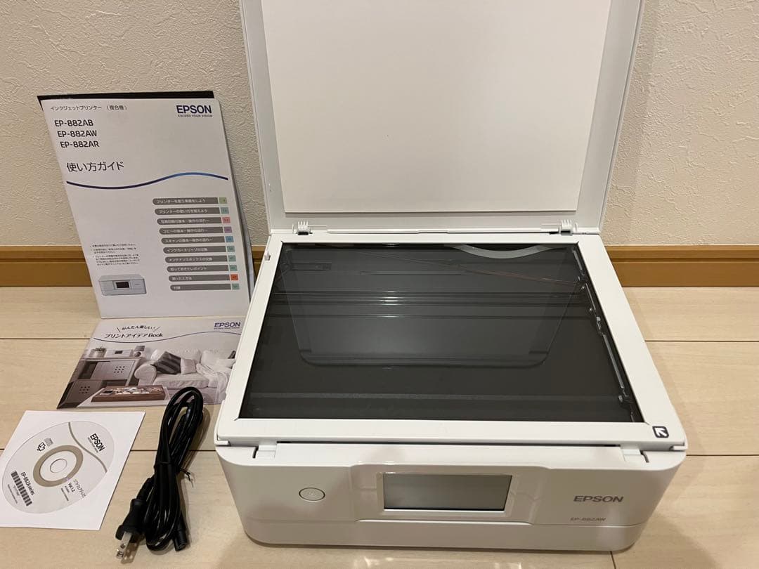 【ジャンク品】EPSON EP-882AW ホワイトプリンター