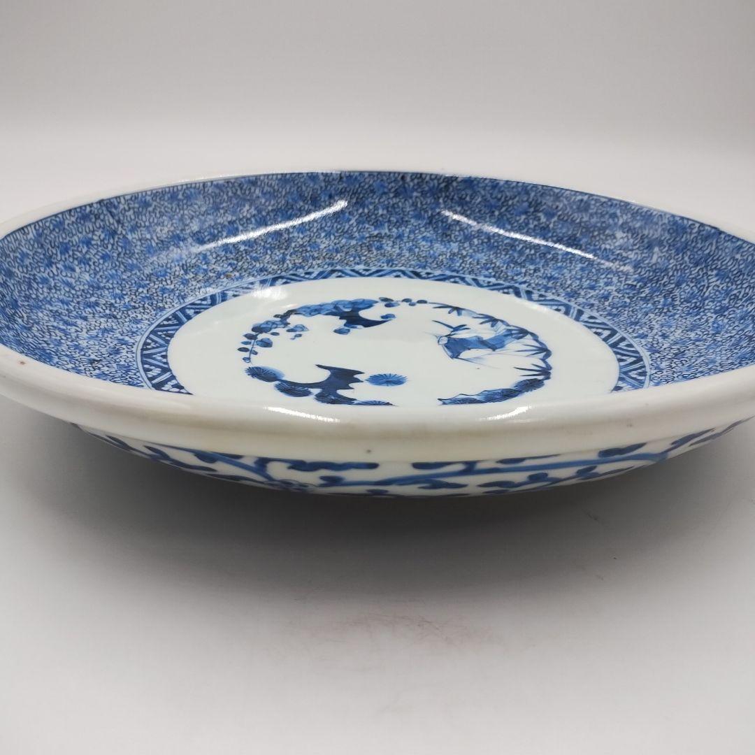 a【！！貴重！！】 太明成化年製 古伊万里 大皿 大鉢 食器 江戸時代 江戸食器
