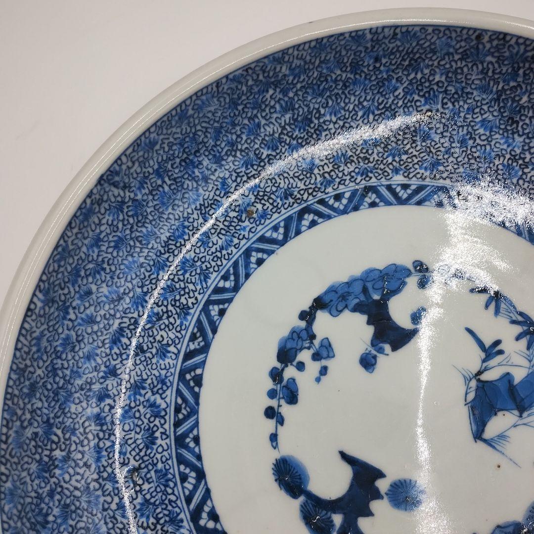 a【！！貴重！！】 太明成化年製 古伊万里 大皿 大鉢 食器 江戸時代 江戸食器