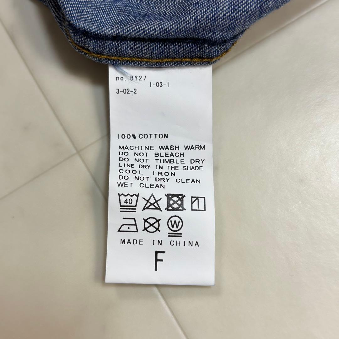 chia ◡̈♡です★美品★24AW ライトオンスデニムシャツ