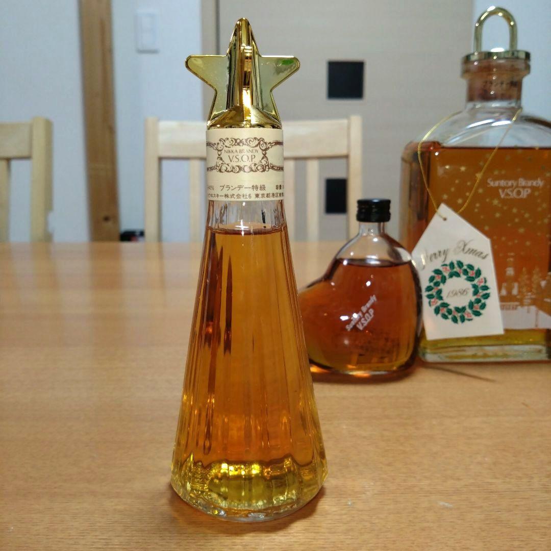 ◆ブランデー◆ニッカ☆ねがい星◆サントリー☆ハート☆クリスマス☆熊☆デキャンタ