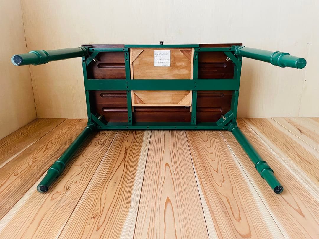 マホガニー材/デスク/机/テーブル/花台/飾り台/ろくろ脚/カフェ/アンティーク