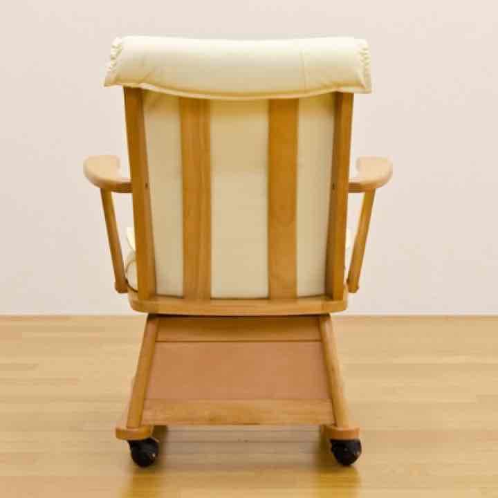 キャスター付　回転式チェア　DBR/NA 定価4万2千円相当