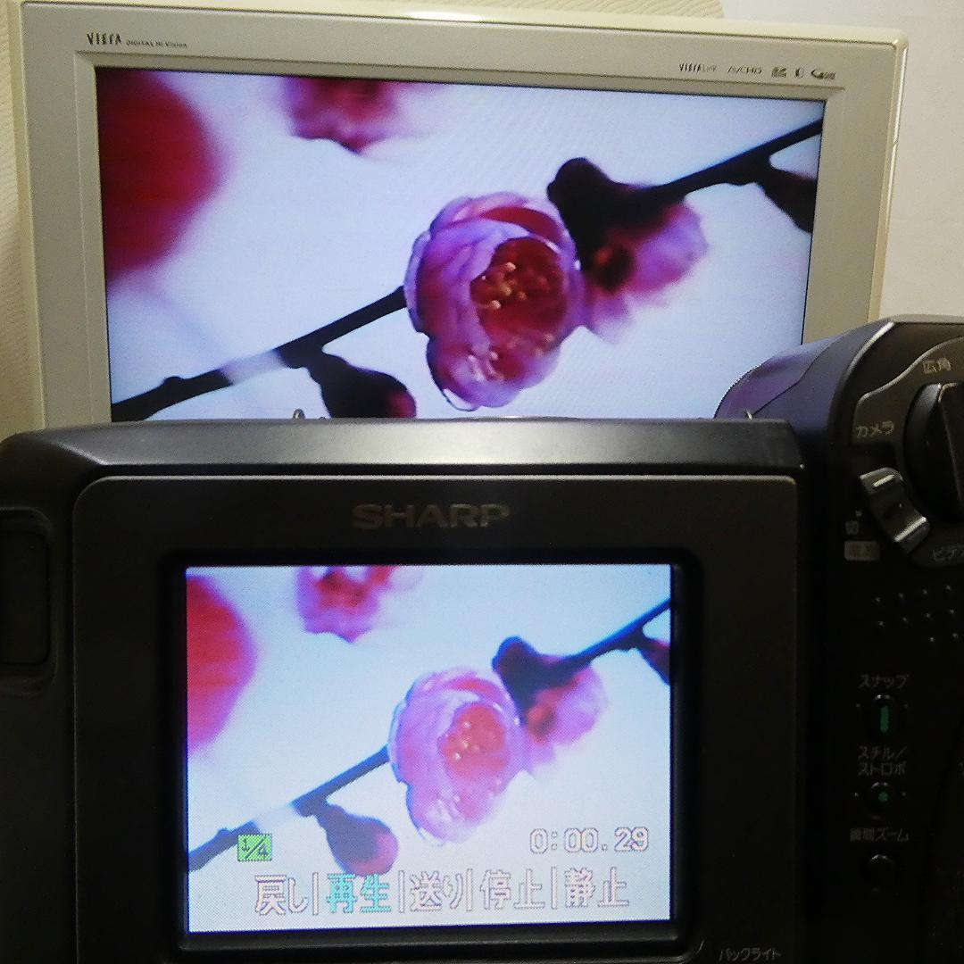 動作良好　Video.Hi8 シャープVL-HL50 8ミリビデオカメラDVD化