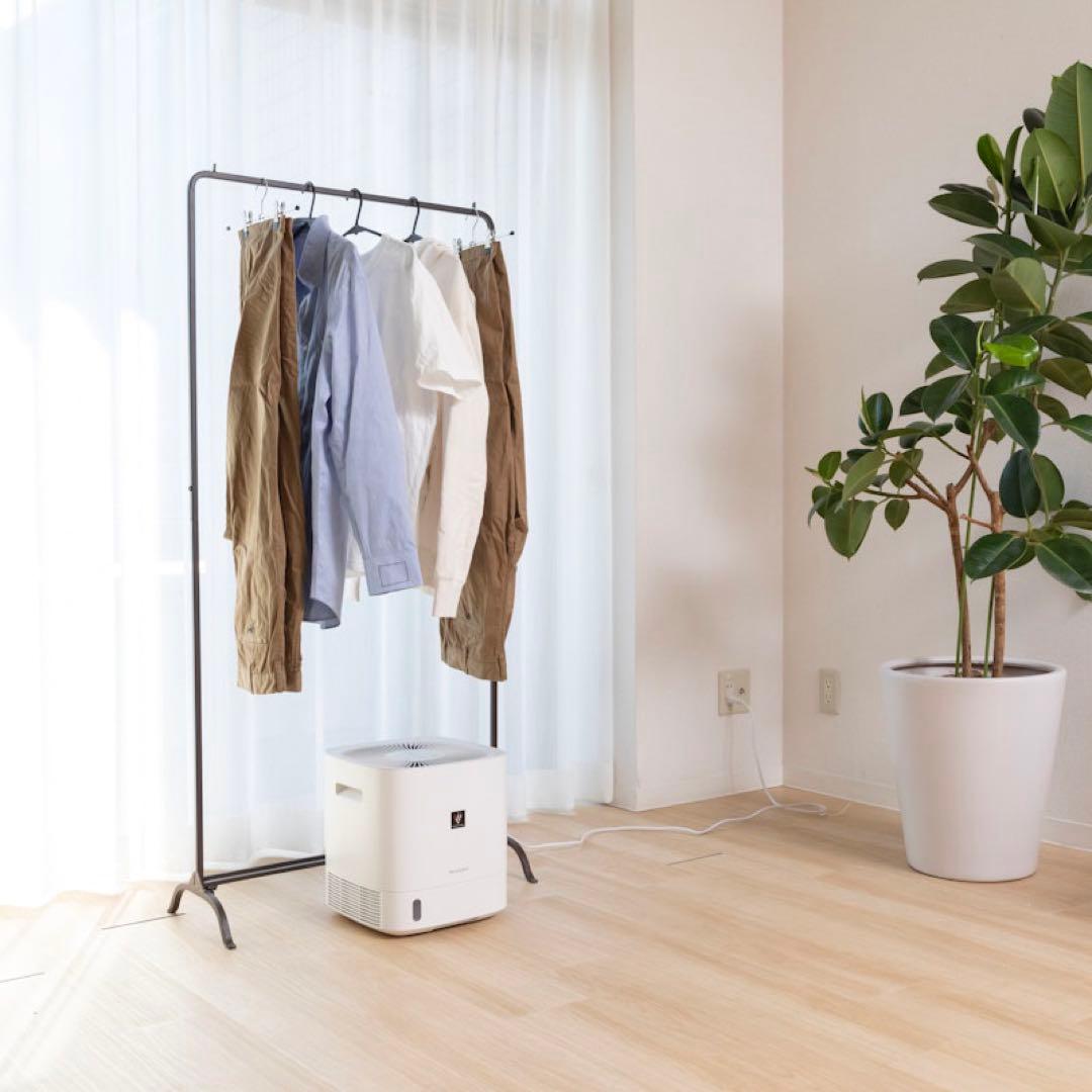 【美品】 SHARP プラズマクラスター 衣類乾燥除湿機 CV-P60-W
