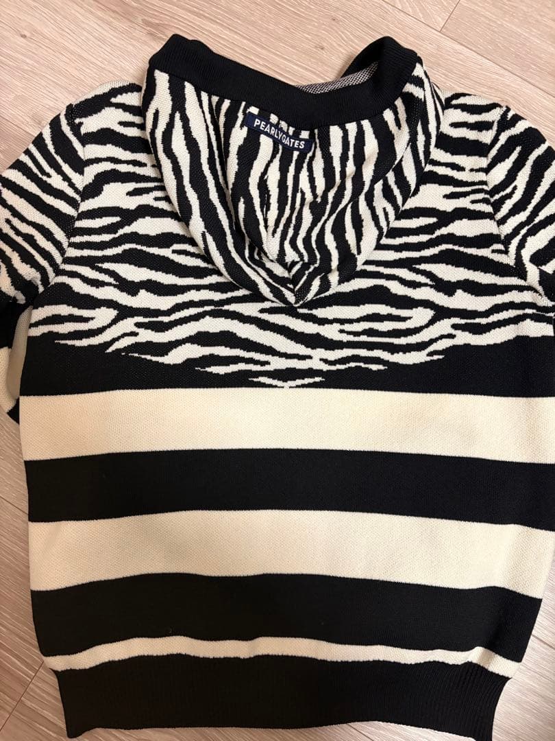 PEARLY GATES ゼブラ柄セーター サイズ1