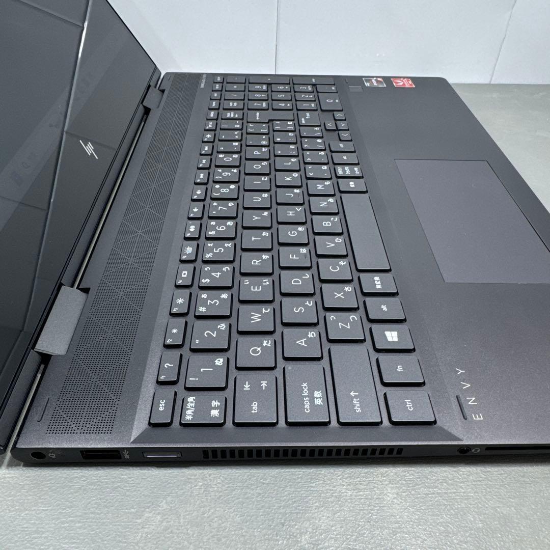 【超希少】HP/ENVYアッシュブラックx360☘Ryzen5NVMe512