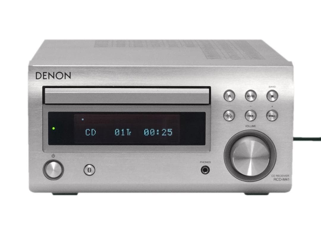 DENON デノン RCD-M41 CDレシーバー シルバー 2018年 動作品