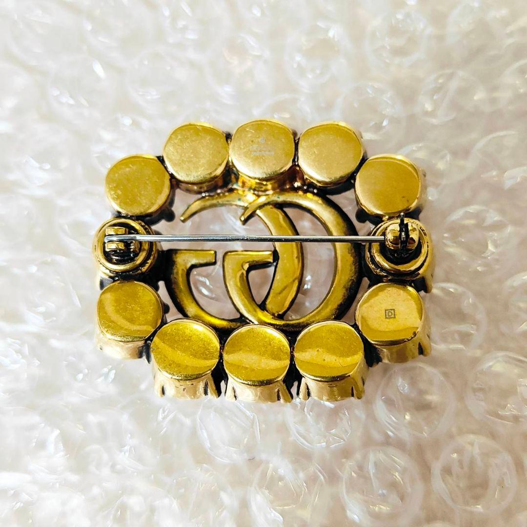 GUCCI クリスタル ブローチ