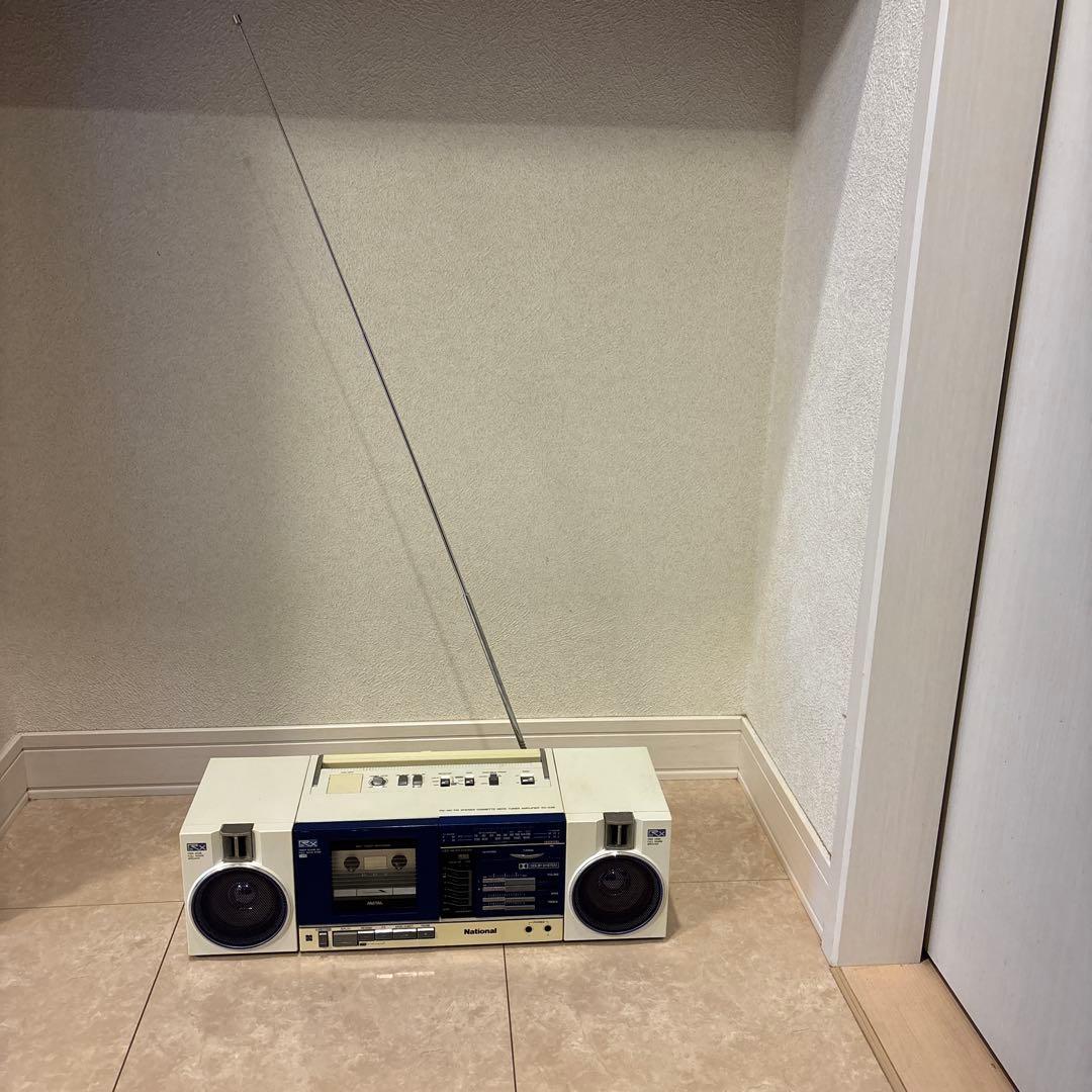 ★ジャンク★ National RX-C50スピーカー分離型 ラジカセ