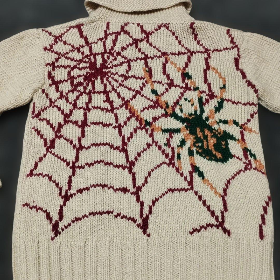 Dry Bones 蜘蛛 スパイダー カウチンニット M ドライボーンズ