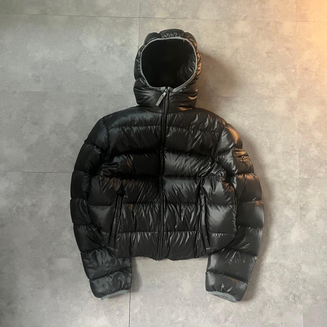 【⭐️超希少⭐️】PRADA プラダ　ダウンジャケット　黒　ブラック　M