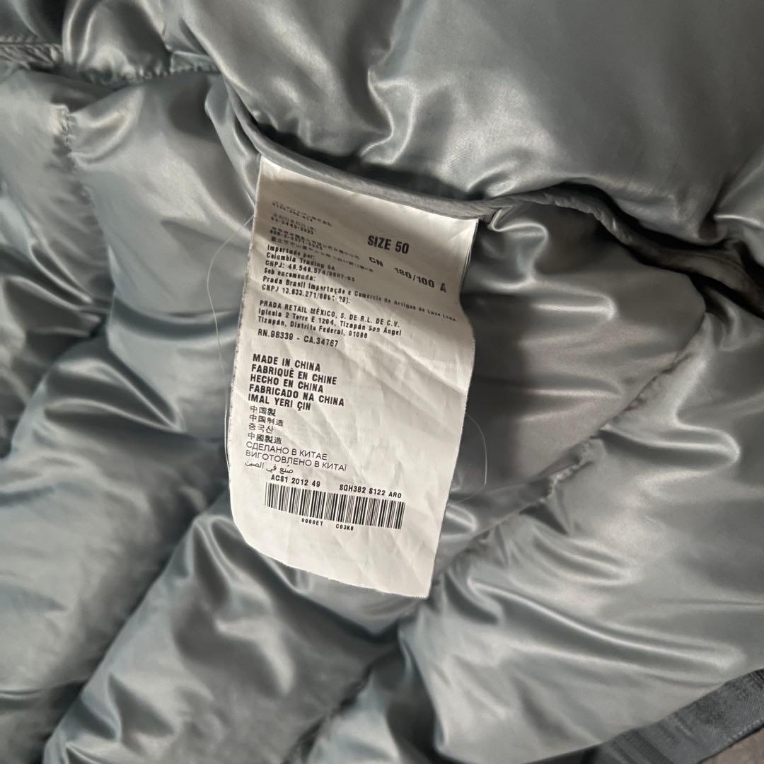 【⭐️超希少⭐️】PRADA プラダ　ダウンジャケット　黒　ブラック　M