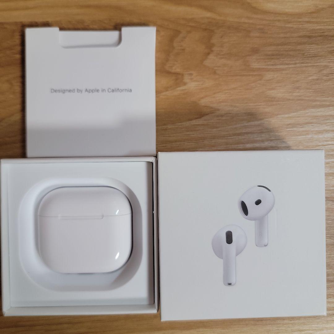 【美品】AirPods第4世代 ANC アクティブノイズキャンセリング搭載