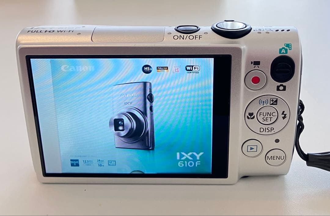 美品Canon IXY 610F WiFi FULL HD動画　コンデジ