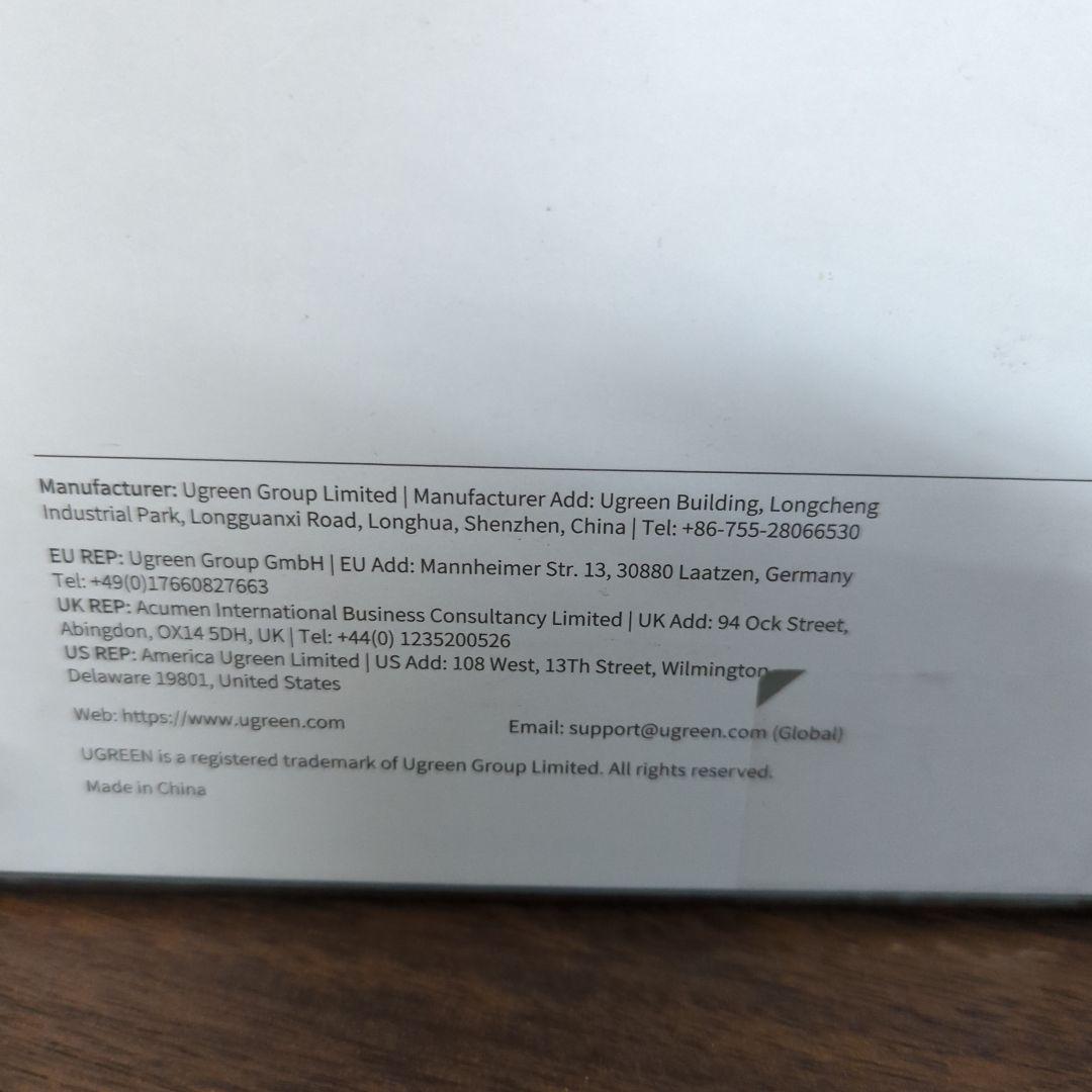 UGREEN Thunderbolt 4ドッキングステーション 8-in-1新品