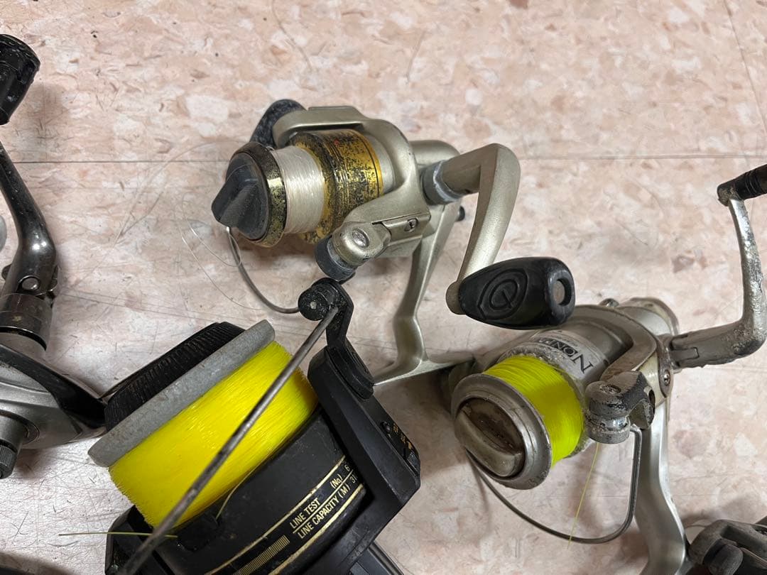 15個ジャンクリール　SHIMANO DAIWA などまとめ売り