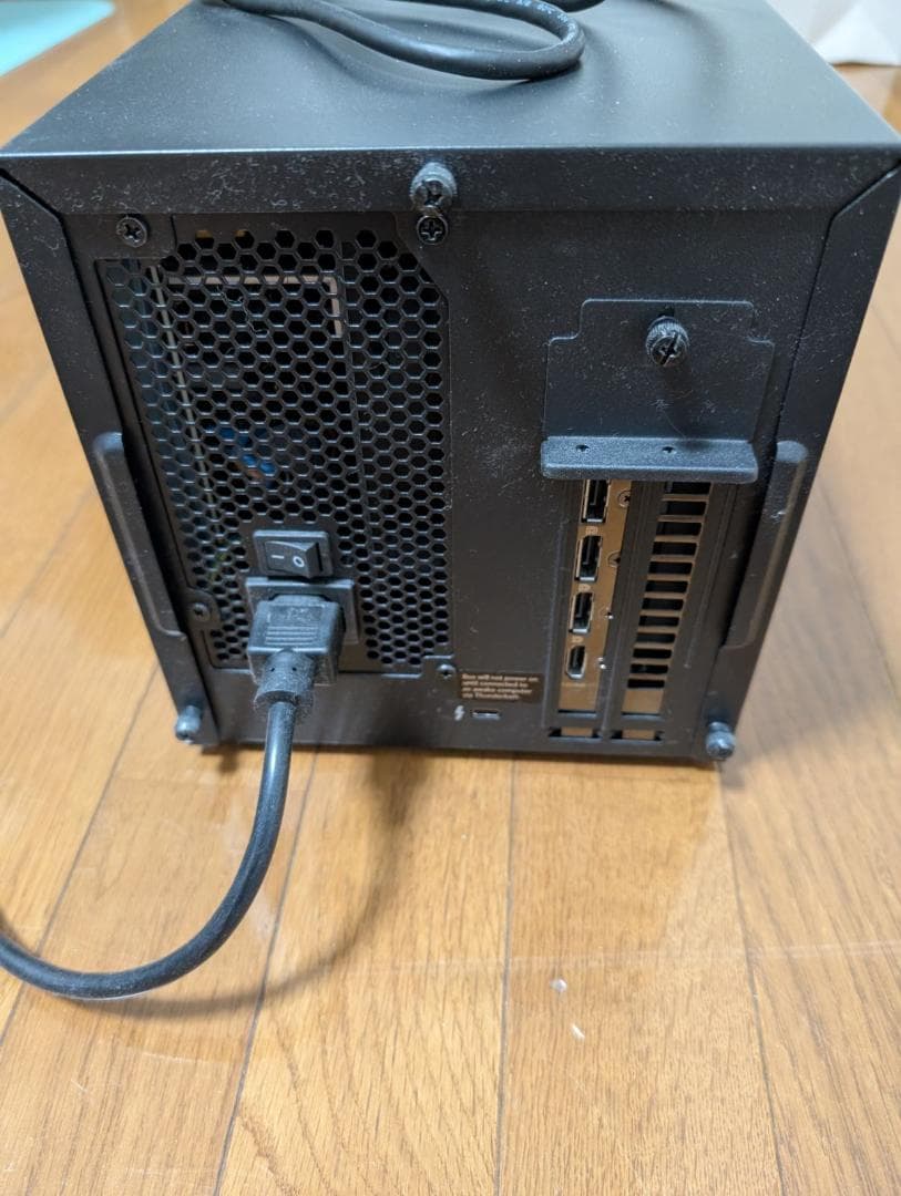 SONNET eGPU Box 750＋ASUS 製 RTX 3060 12GB