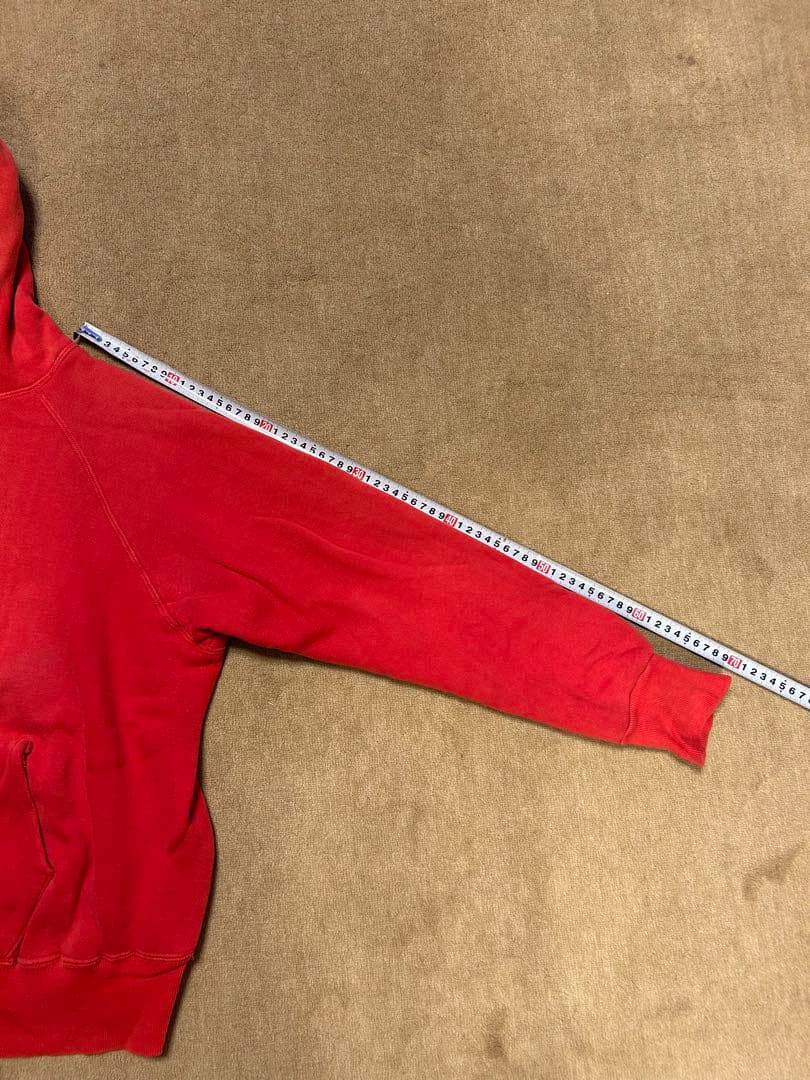 50s 60s ビンテージ パーカー ダブルフェイス 裏サーマル サンフェード
