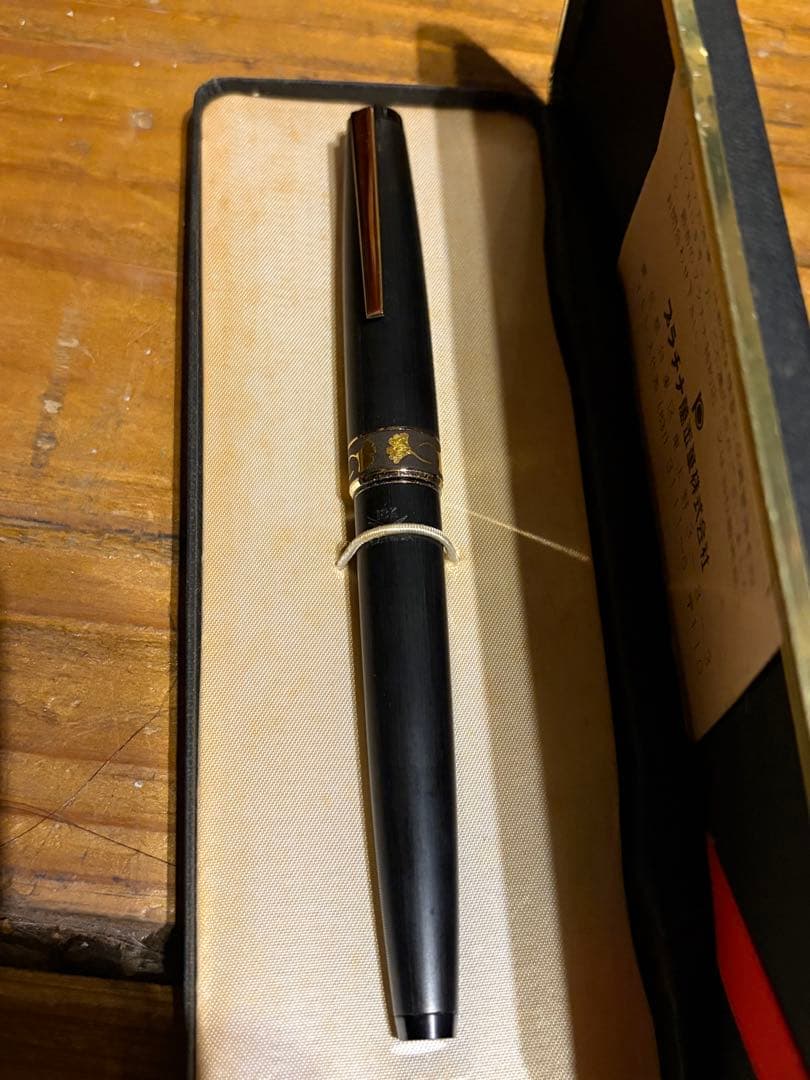 PLATINUM 万年筆 金のペン先 18k 肥後象嵌