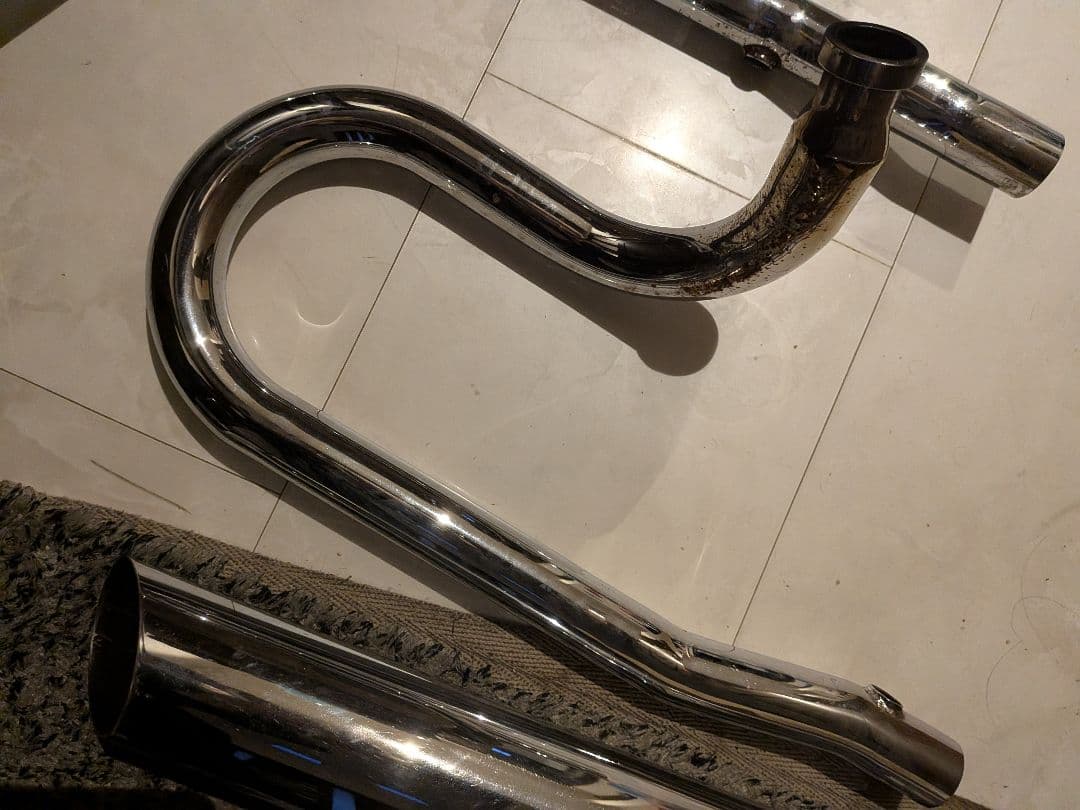 シャドウ400 ケンティック マフラー