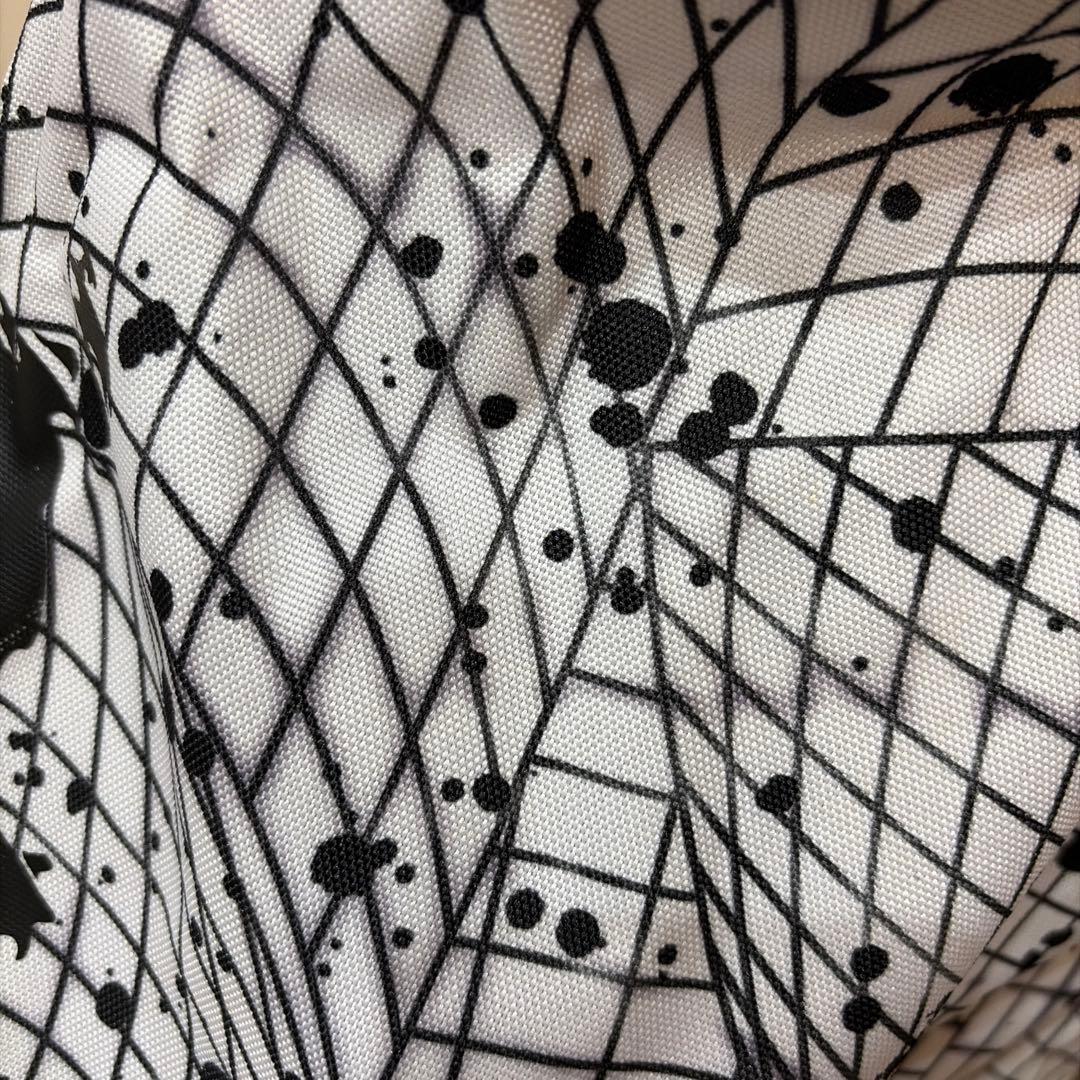 ゴルフスタンドバッグ 白黒スカル柄デザイン