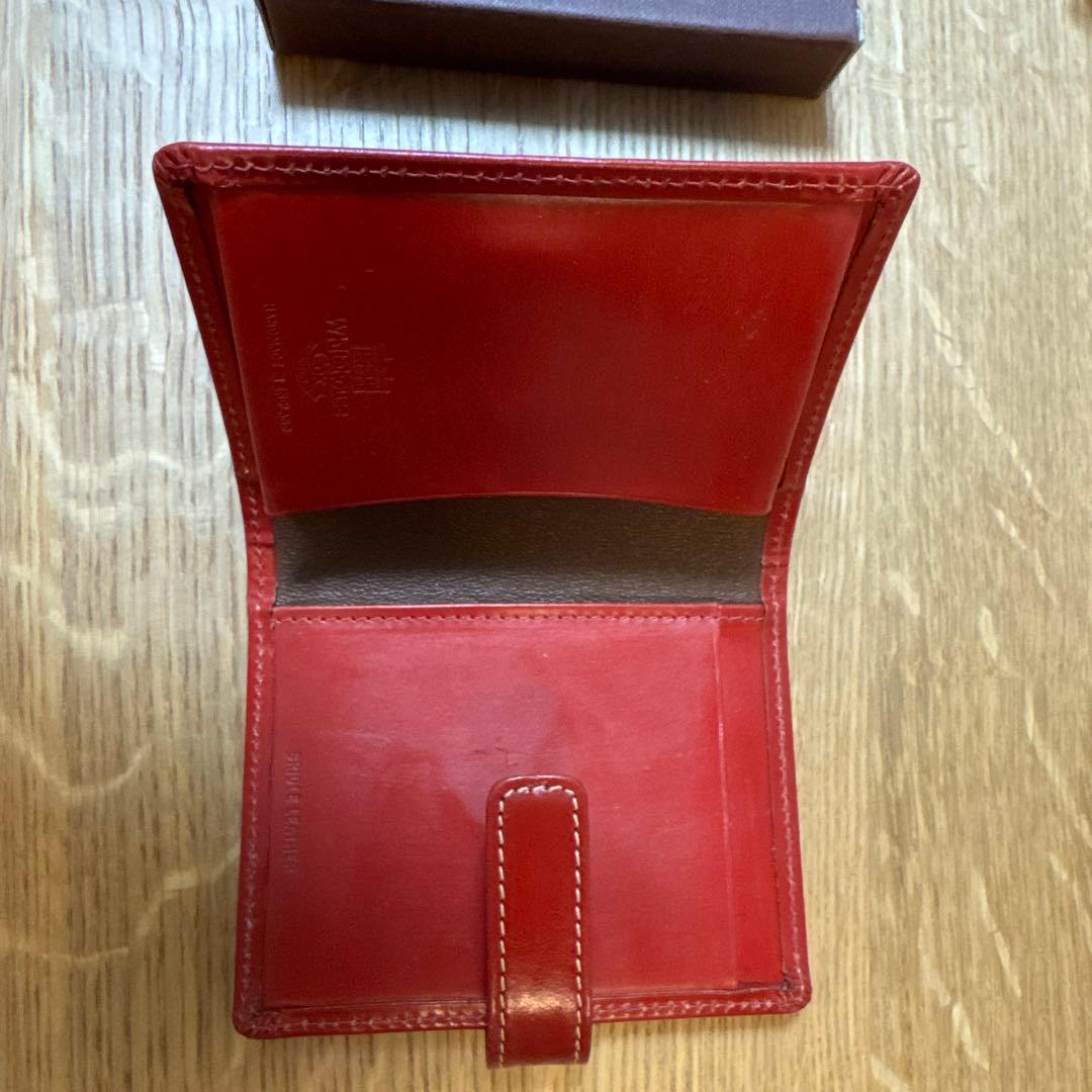 Whitehouse Cox 赤 レザー