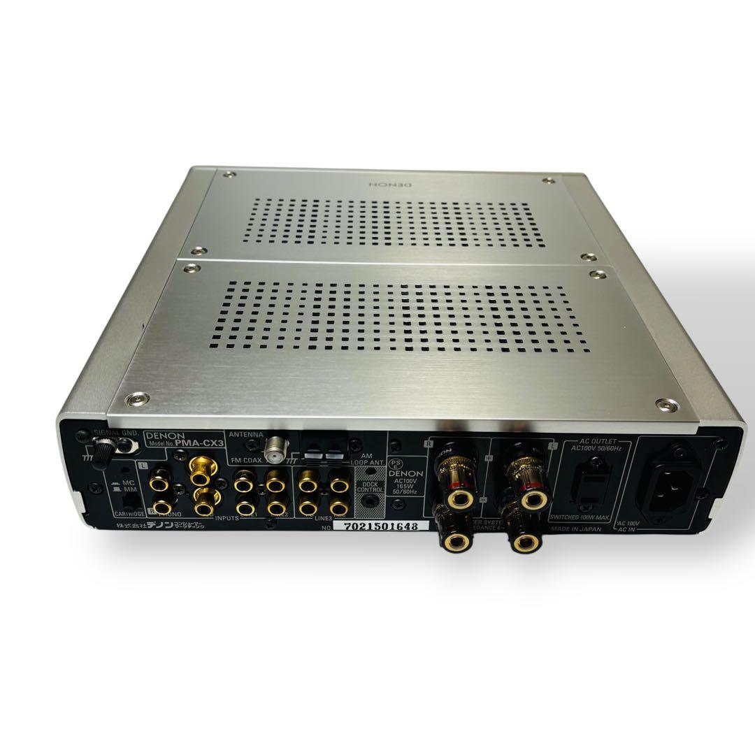 デノン DENON PMA-CX3 プリメインアンプ レシーバー シルバー
