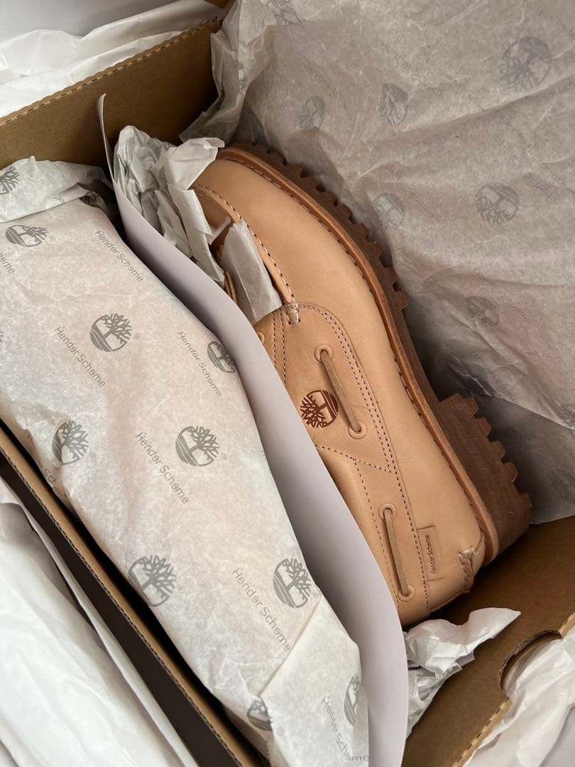 専用新品Timberland × HenderScheme BoatShoe