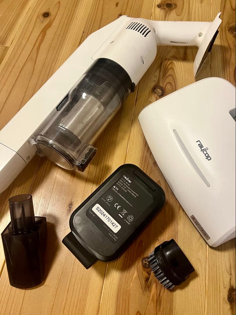 匿名配送｜レイコップ コードレス掃除機 一式