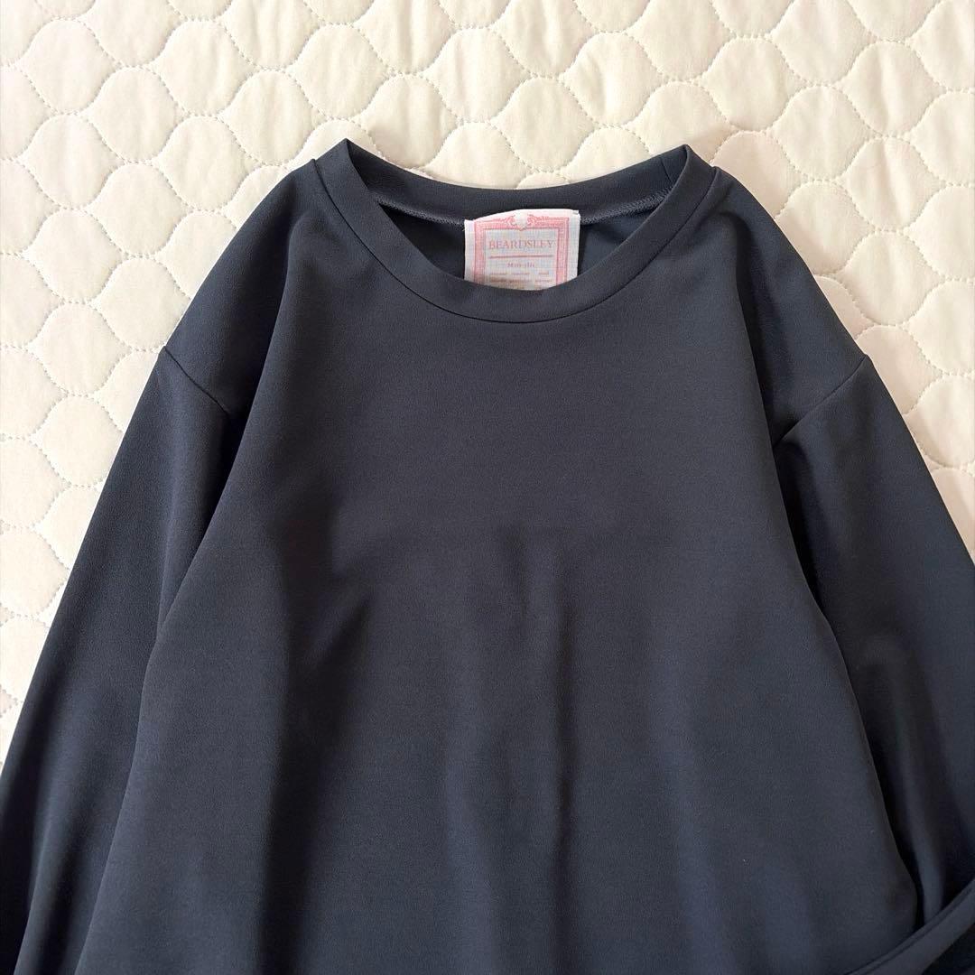 【美品】BEARDSLEY Tブラウス　サイズ0 ダークグレー