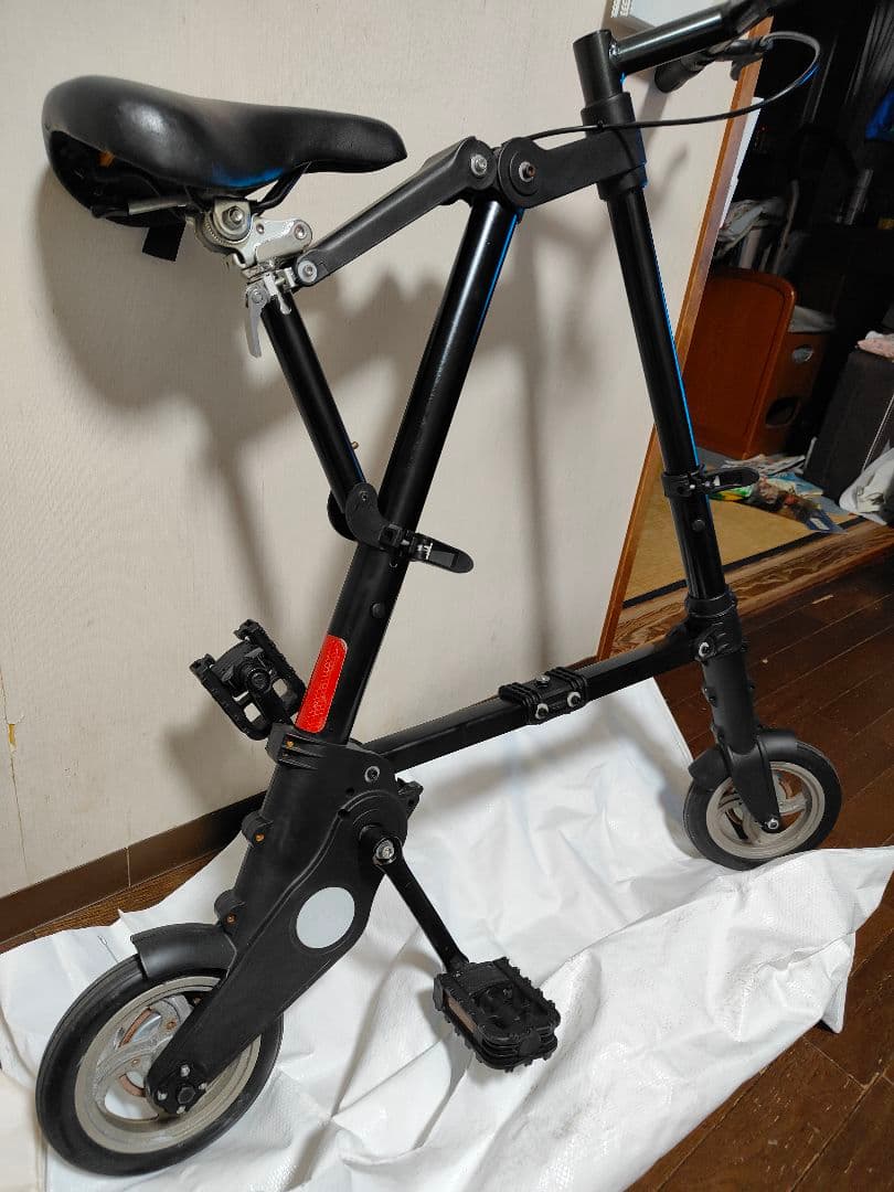 8インチ折りたたみ自転車 ブラック