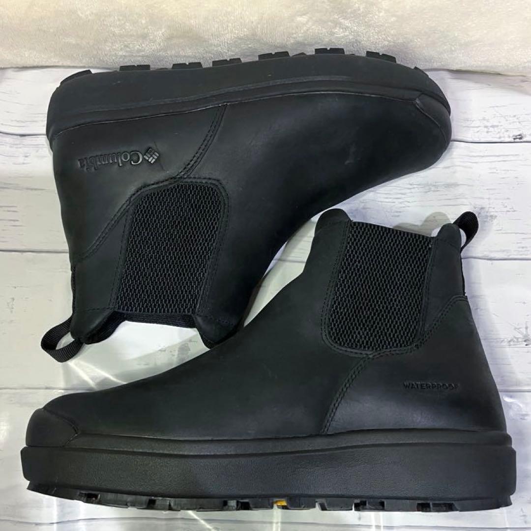 コロンビア サップランド スリーラックス サイドゴアブーツ Columbia 黒