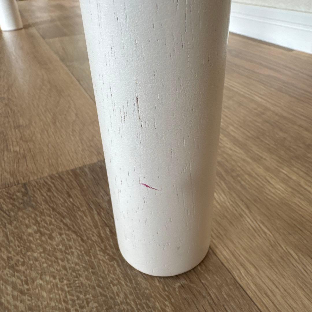 【mappy様】ニトリ こたつテーブル ホワイト 楕円形 木製脚