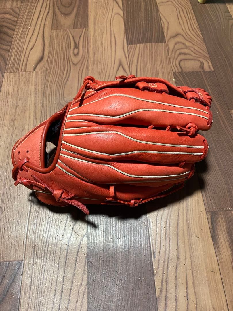 asics プロフェッショナルスタイル 軟式グローブ レッド　大谷翔平モデル
