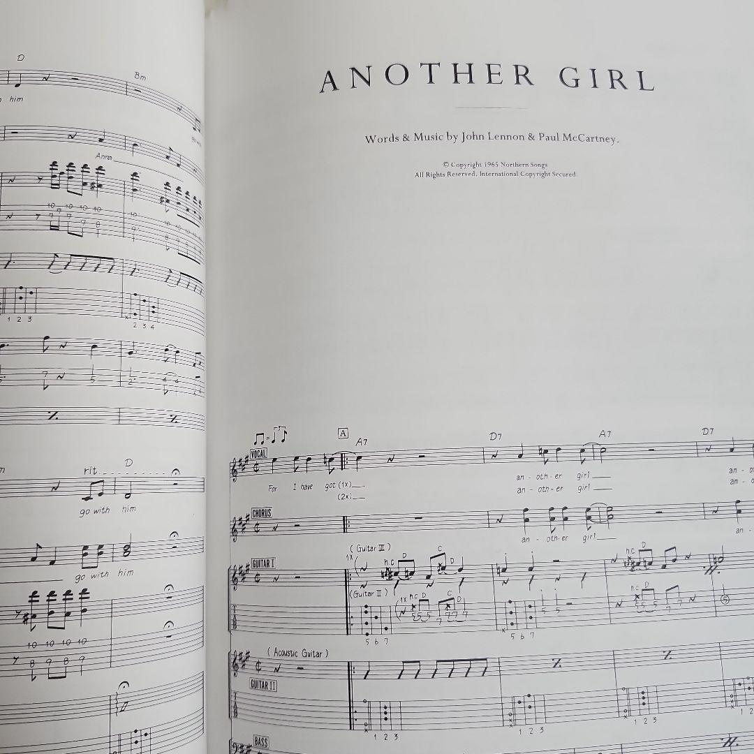 THE BEATLES COMPLETE SCORES　ビートルズバンドスコア