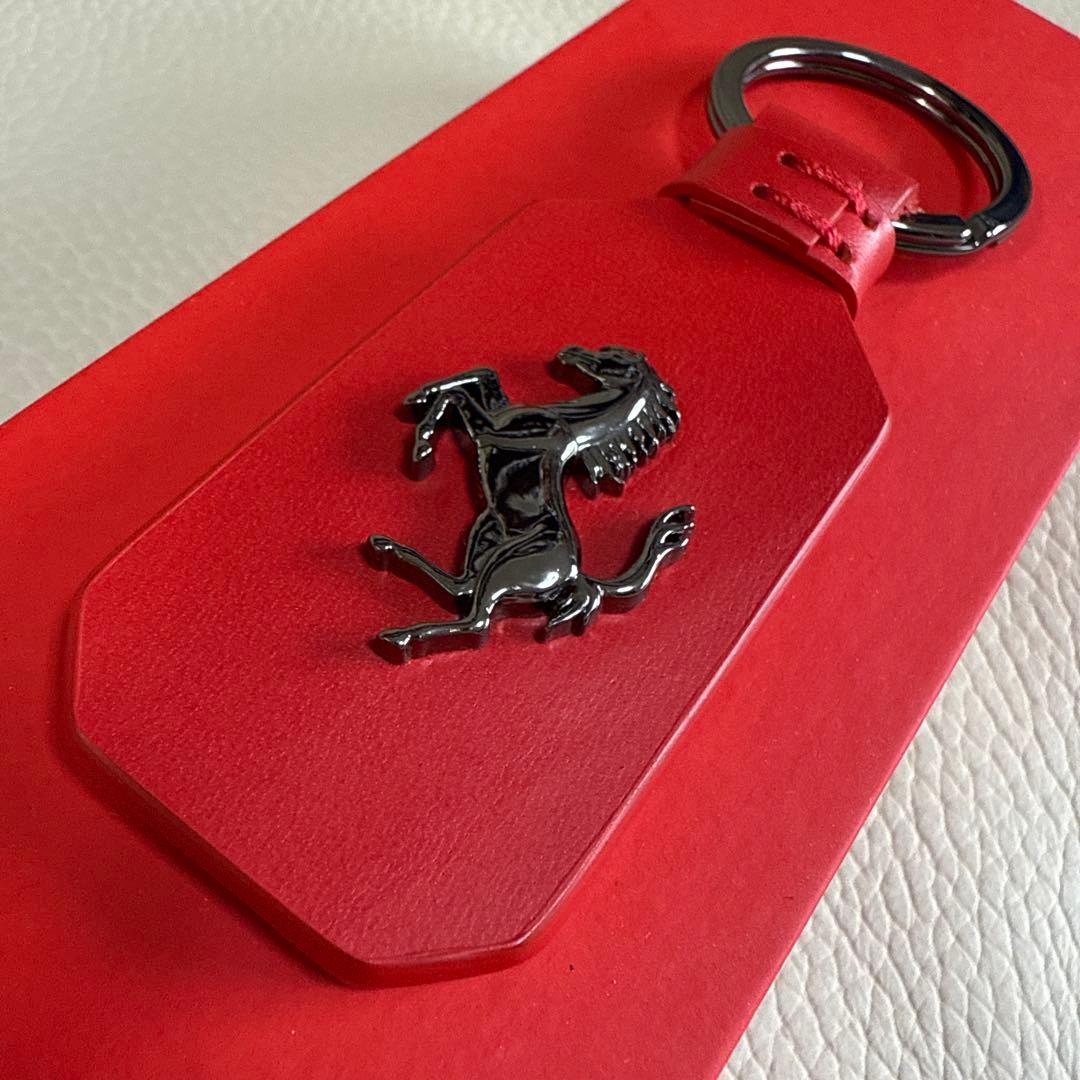 フェラーリ オフィシャル レザー キーホルダー Ferrari