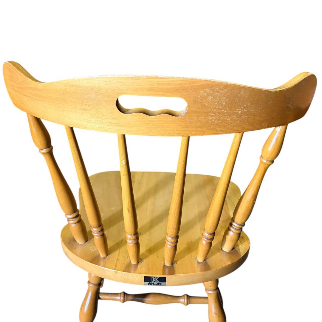 【美品】柏木工 ダイニングチェア ウィンザーチェア ナチュラル 2脚セット