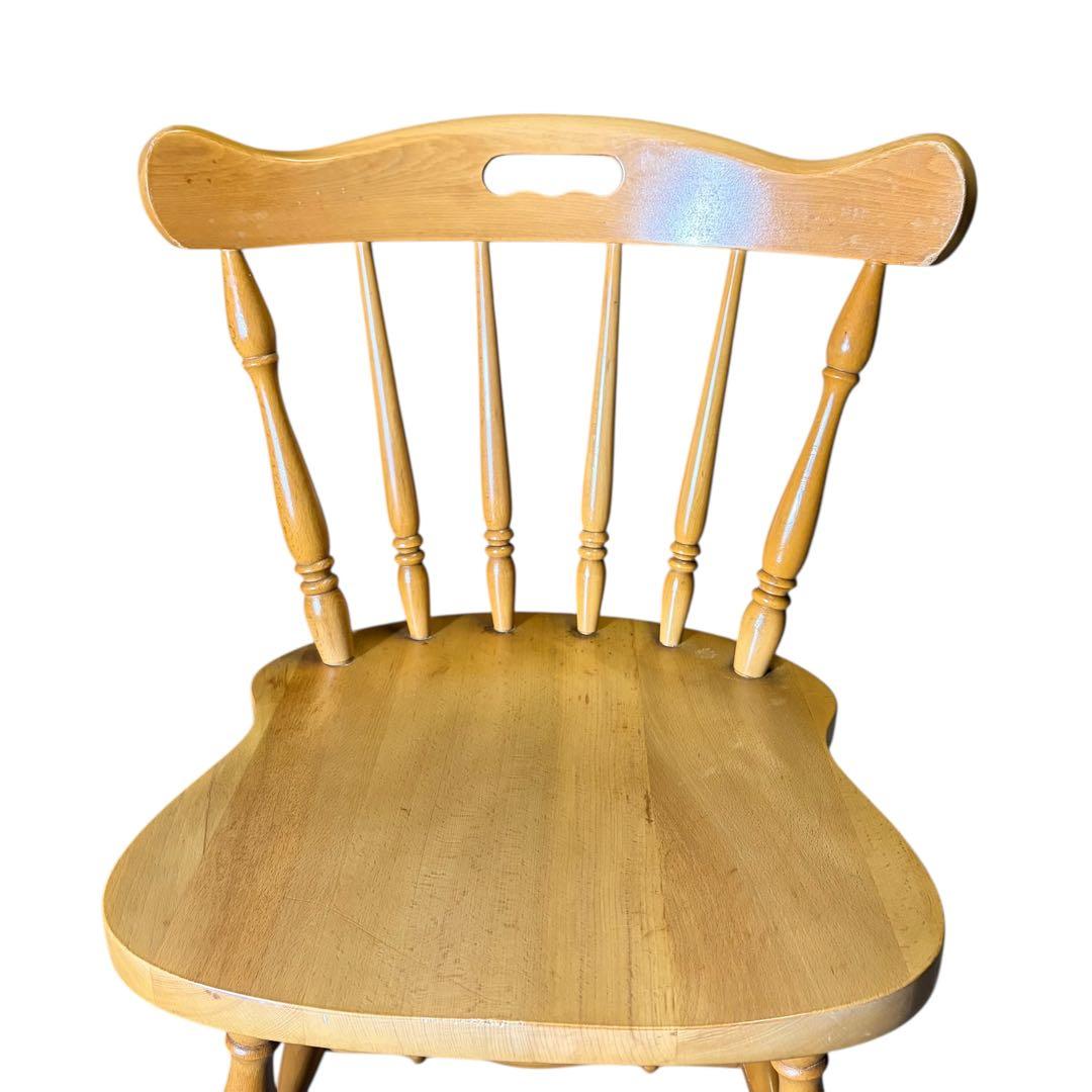 【美品】柏木工 ダイニングチェア ウィンザーチェア ナチュラル 2脚セット