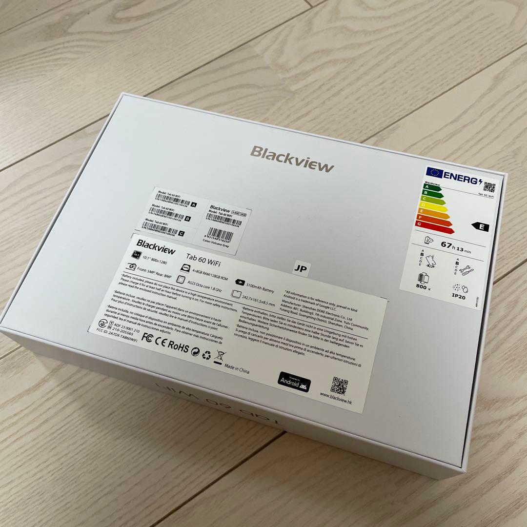 【新品未使用保護フィルム付】Blackview Tab60 WiFi 128GB