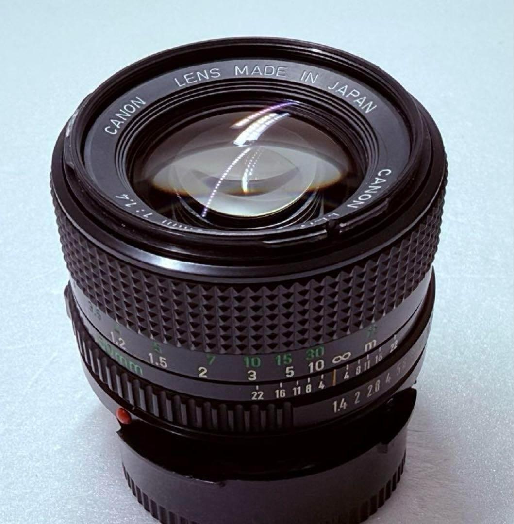 Canon AE-1 & New FD 50mm F1.4 各動作良好