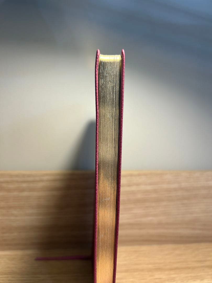 Louis Vuitton バーガンディ レザー ノート