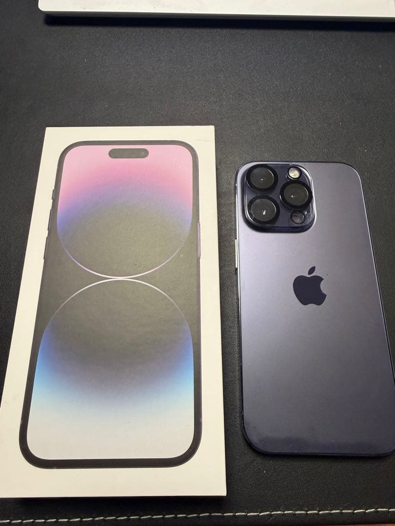 iPhone 14 Pro ディープパープル ルイ・ヴィトンケース付　256GB