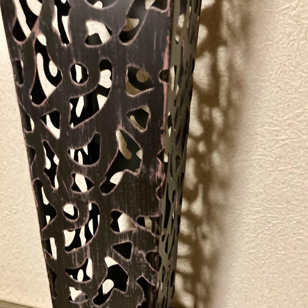 【新品未使用】アイアン フラワースタンド ブラック