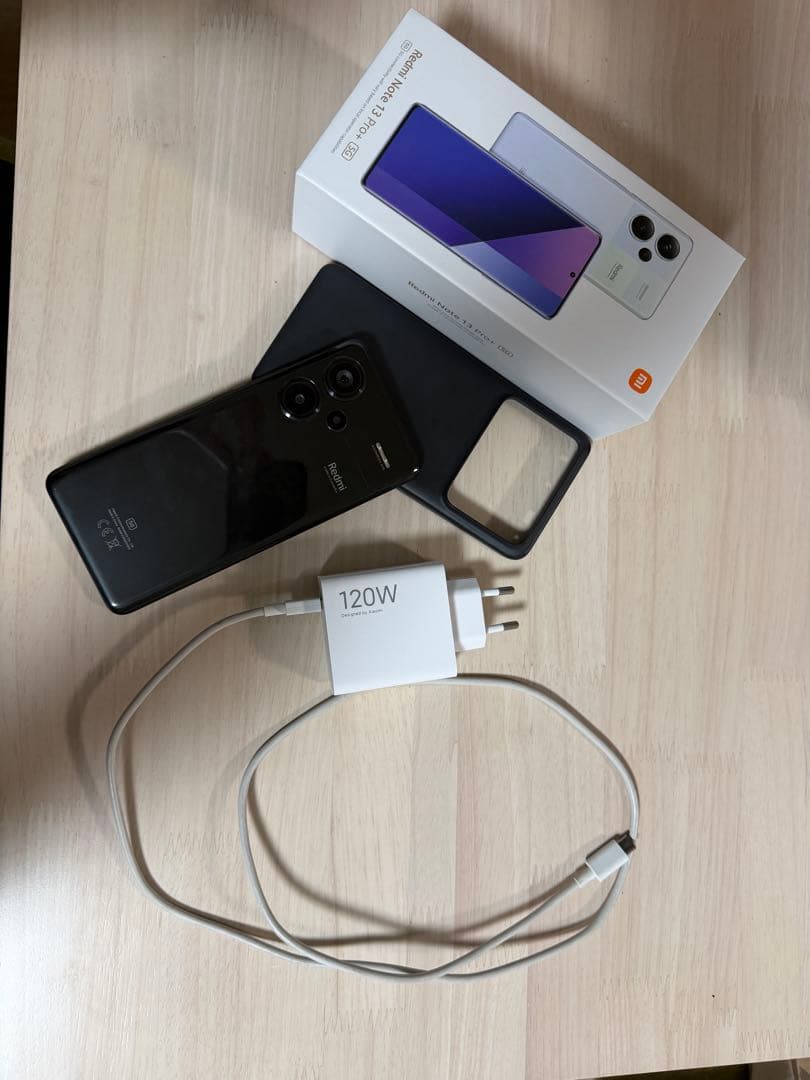 Xiaomi Redmi Note 13 Proplus本体 ブラック 120W