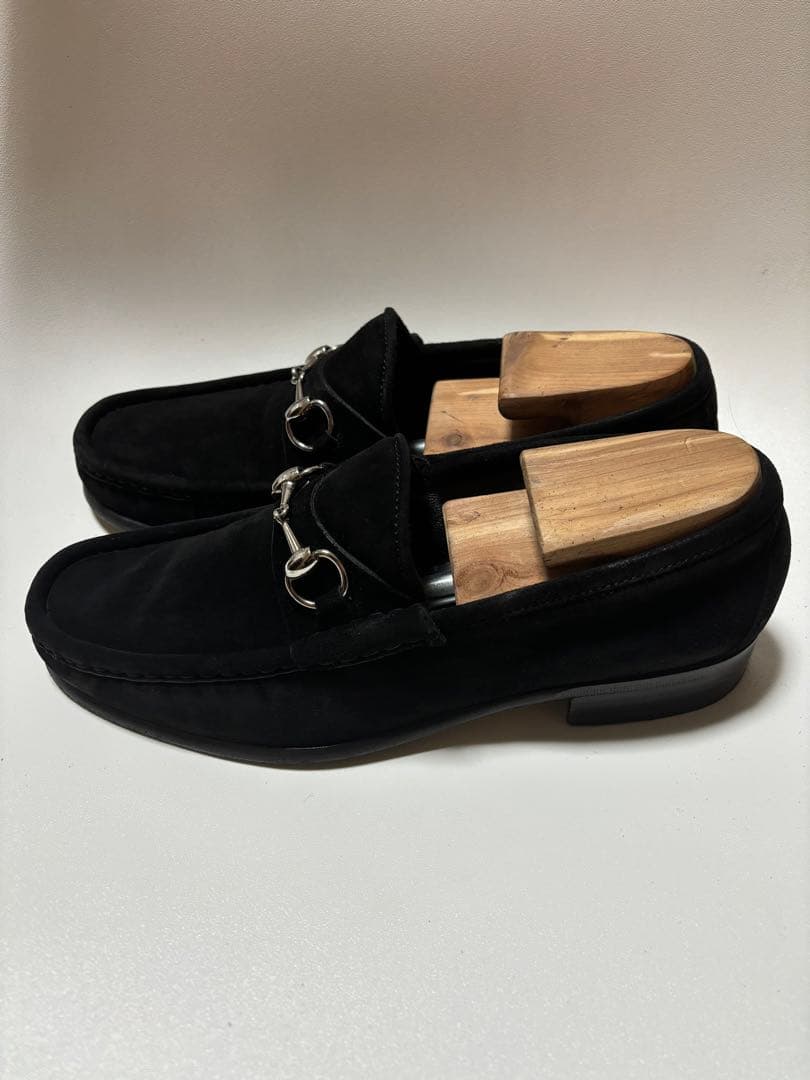 gucci グッチ　ローファー　ビットローファー　メンズ　革靴　ホースビット42
