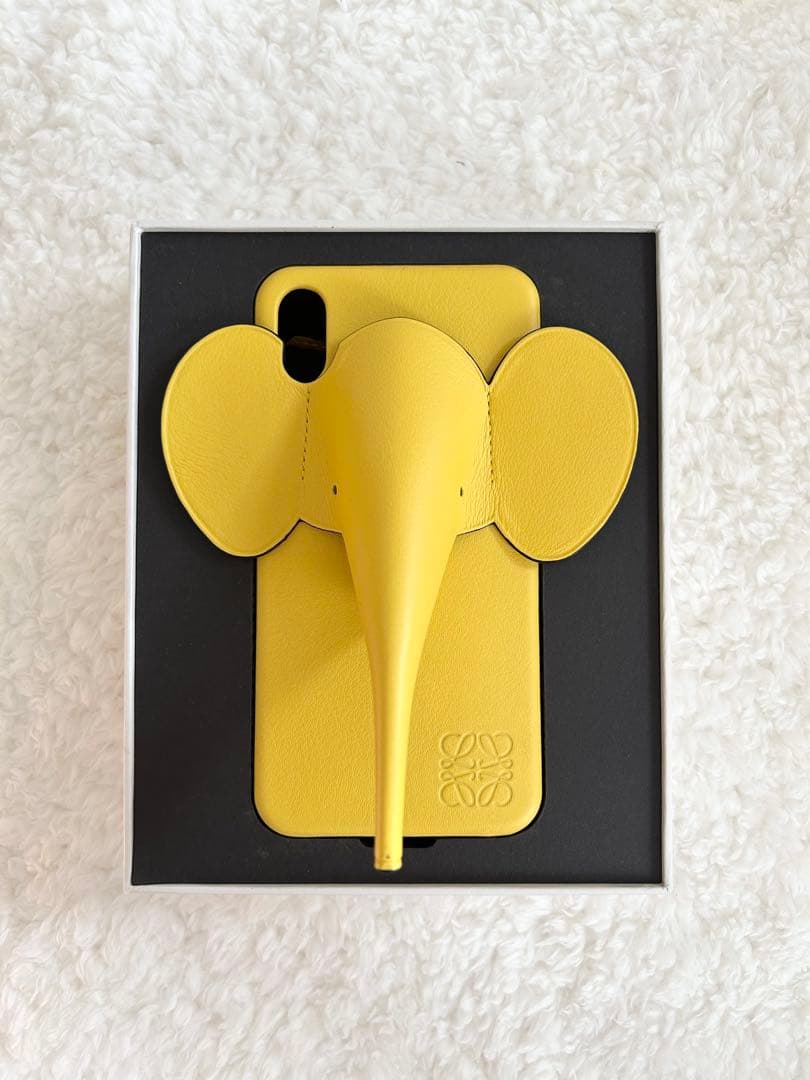 ★ゾウさんスマホホルダー(イエロー)★iPhone XS MAX