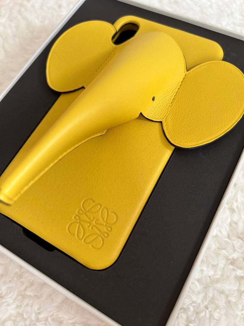 ★ゾウさんスマホホルダー(イエロー)★iPhone XS MAX